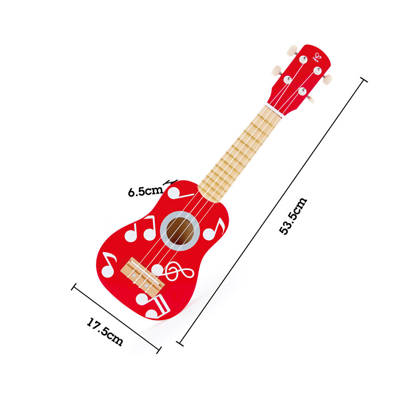 Hape Kid’s Wooden Toy Ukulele 21 Inch Musical Instrument na may